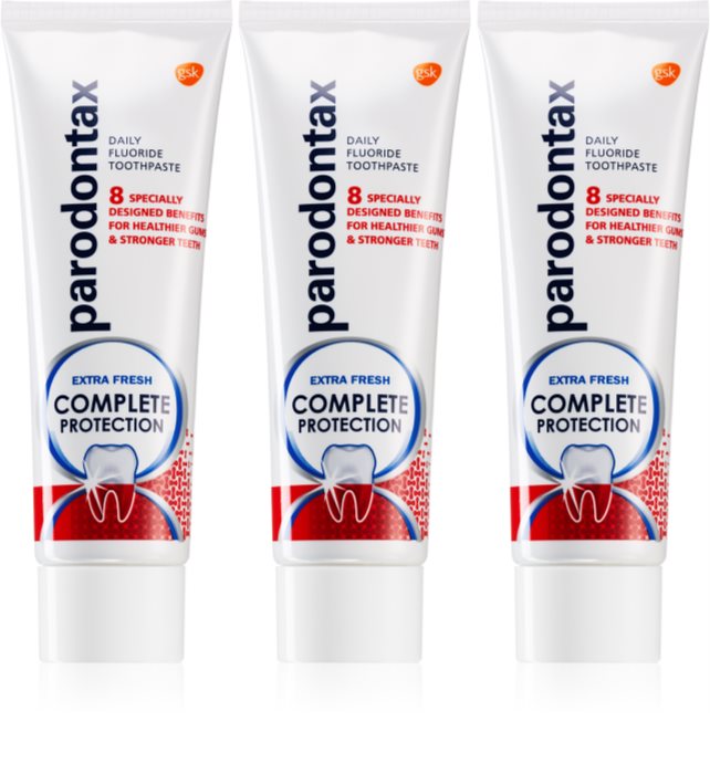 Parodontax Complete Protection Extra Fresh Fluoride Toothpastes For Healthy Teeth And Gums