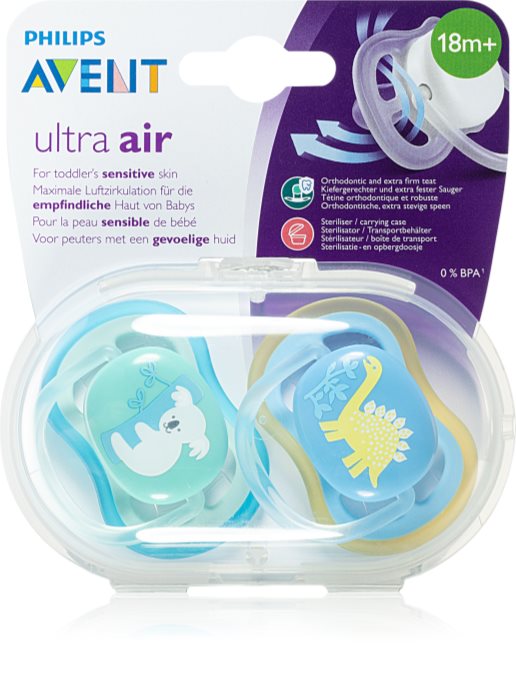 Philips Avent Soother Ultra Air 18m+ биберон notino.bg