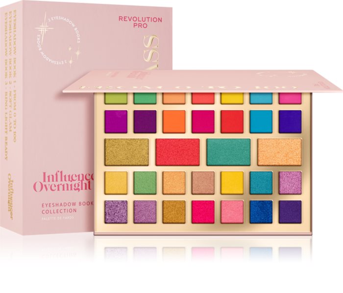 Palette De Fards à Paupières MAKEUP REVOLUTION Passion Luxx - 18 Teintes Mats/métallisées - Neuf