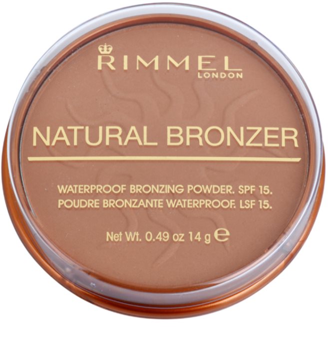 Rimmel Natural Bronzer Waterproof Bronzing Powder SPF 15 notino.co.uk