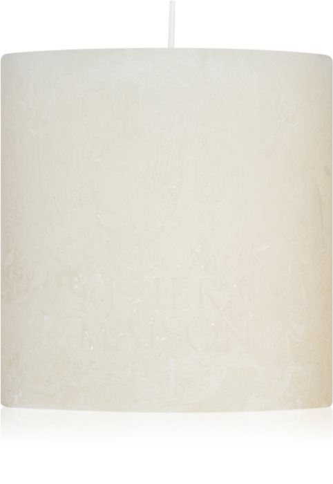 Rivi Ra Maison Pillar Candle Rustic White Vela Notino Pt