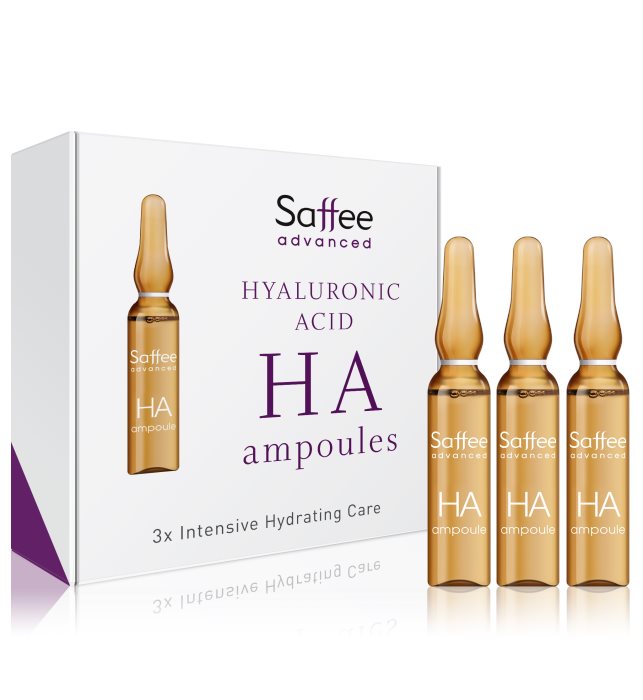 Saffee Advanced Hyaluronic Acid Ampoules ampolla Pack inicial de 3