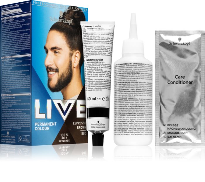 Schwarzkopf LIVE Men Permanent Hair Dye for Men | notino.co.uk