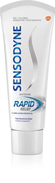 Sensodyne Rapid Whitening Whitening Toothpaste For Sensitive Teeth ...