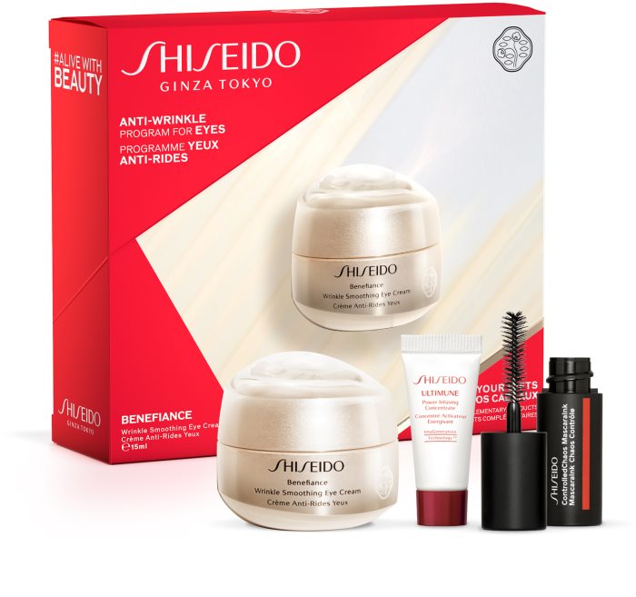 Shiseido Benefiance Wrinkle Smoothing Eye Cream Gift Set for Women
