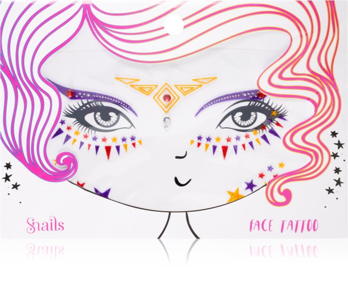 Snails Face Tattoo tatouage visage notino.be