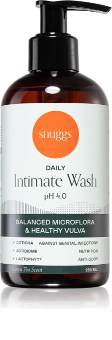 Snuggs Intimate Wash Green Tea Scent Gél Na Intímnu Hygienu S Kyselinou Mliečnou Notinosk 