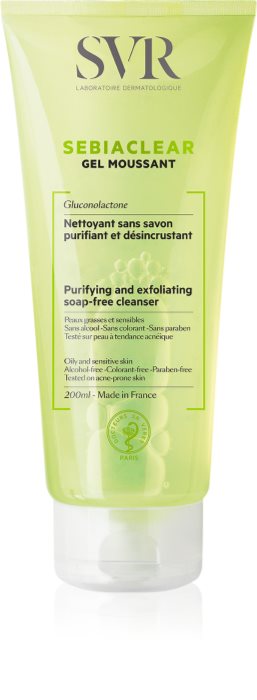 SVR Sebiaclear Gel Moussant очищающий пенящийся гель для жирной и ...