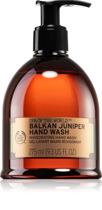 balkan juniper hand wash body shop