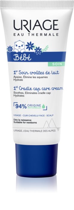 Bebé Cradle Cap Skincare Creme 40 Ml Von Uriage – Sanfte Pflege Gegen Milchschorf Bei Babys