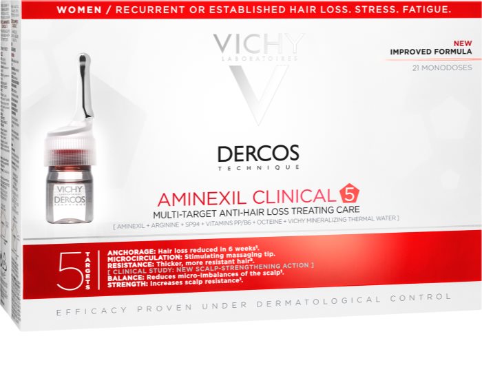 Vichy Dercos Aminexil Clinical 5 Local AntiHair Loss Treatment For