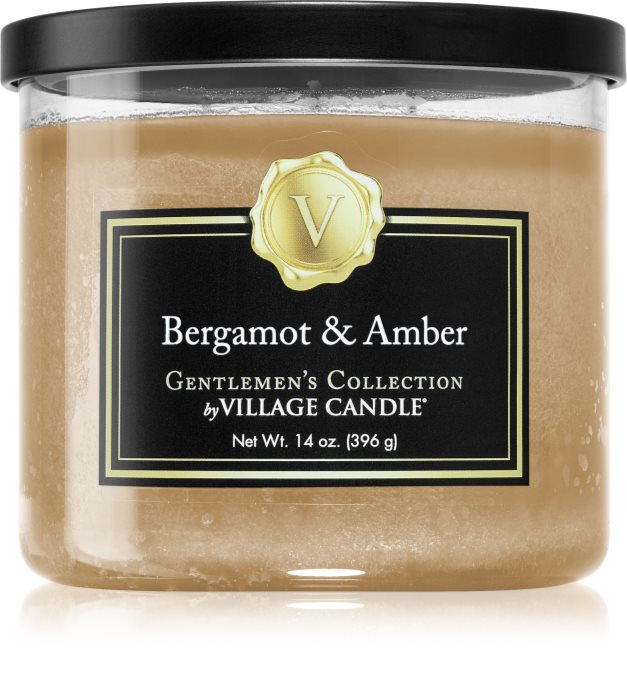 Village Candle Gentlemen's Collection Bergamot & Amber scented candle