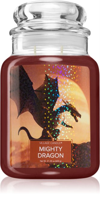 Village Candle Mighty Dragon Scented Candle Glass Lid Notino Co Uk