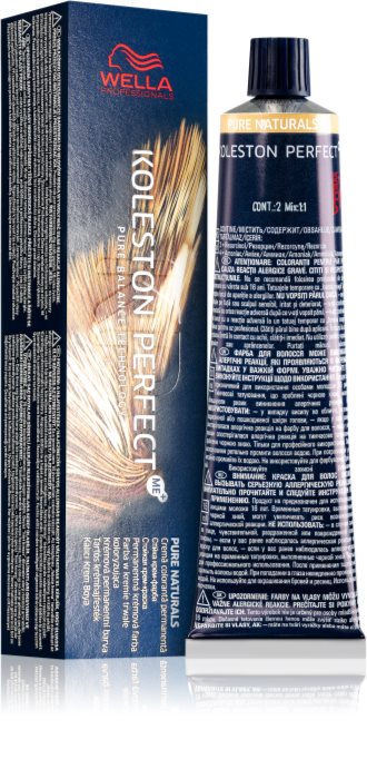 Wella Professionals Koleston Perfect ME+ Pure Naturals Permanent Hair ...