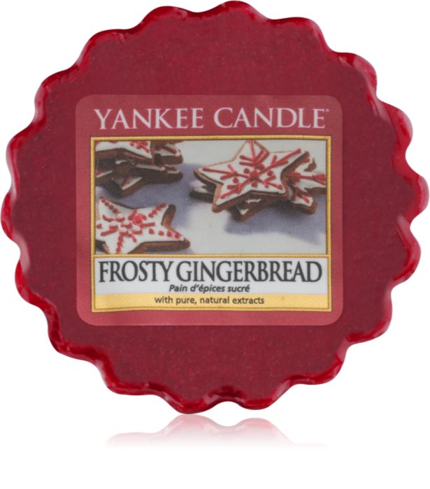 Yankee Candle Frosty Gingerbread illatos viasz aromalámpába notino.hu