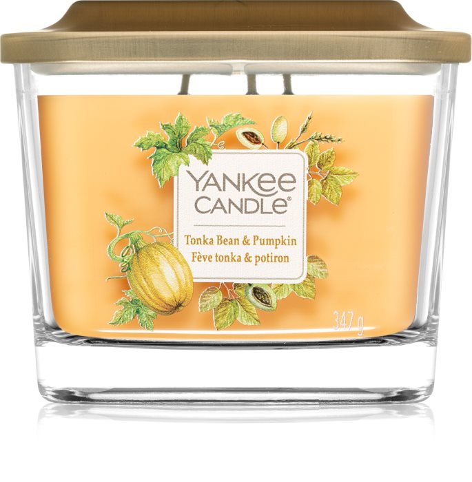 Yankee Candle Elevation Tonka Bean & Pumpkin scented candle notino.co.uk