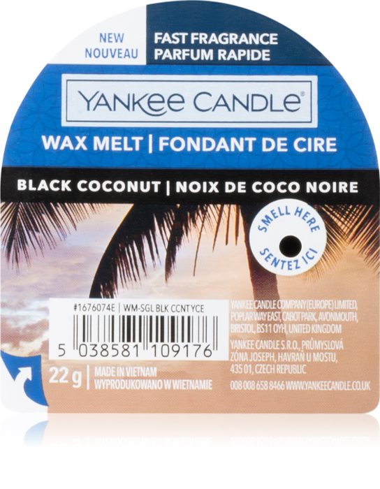 Yankee Candle Black Coconut wax melt I. notino.co.uk