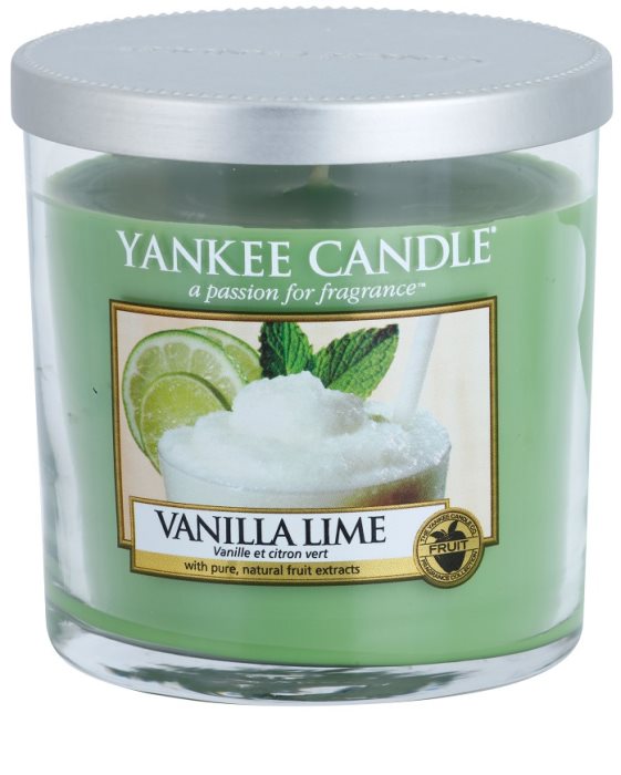 Yankee Candle Vanilla Lime Scented Candle Décor Mini notino.co.uk