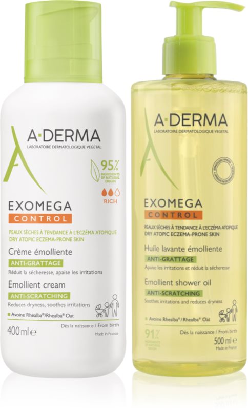 A-Derma Exomega set pentru piele uscata spre atopica