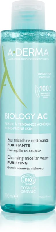 A-Derma Biology AC apa pentru curatare cu particule micele