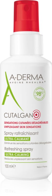 A-Derma Cutalgan Refreshing Spray spray calmant impotriva iritatiilor si mancarimilor 100 ml