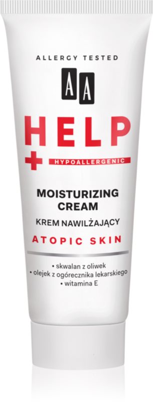 AA Cosmetics Help Atopic Skin cremă hidratantă pentru piele uscata spre atopica fără parfum 50 ml