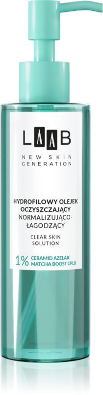 AA Cosmetics LAAB Clear Skin Solution ulei calmant pentru curatare pentru ten gras și mixt 200 ml