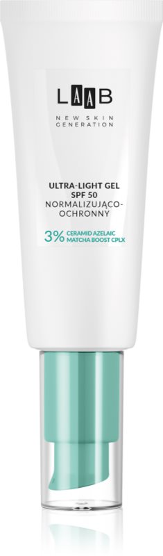 AA Cosmetics LAAB Clear Skin Solution gel cremă de protecție SPF 50 40 ml