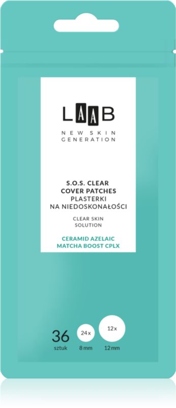 AA Cosmetics LAAB Clear Skin Solution plasturi pentru piele problematică 36 buc