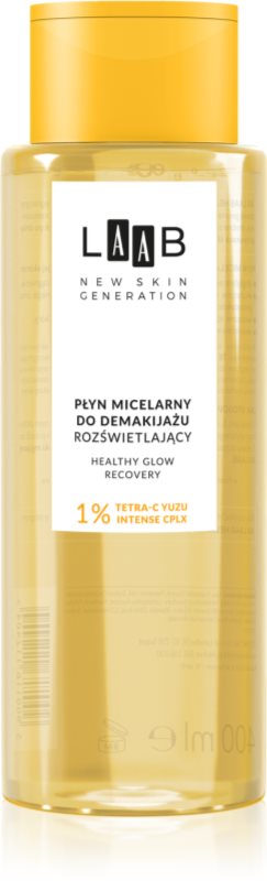 AA Cosmetics LAAB Tetra-C Yuzu apa pentru curatare cu particule micele pentru o piele mai luminoasa 400 ml
