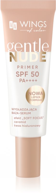 AA Wings of Color Gentle Nude Primer baza de machiaj SPF 50 30 ml