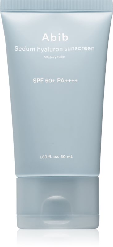 Abib Sedum Hyaluron Watery Tube Sunscreen crema de soare pentru fata cu efect calmant SPF 50+ 50 ml
