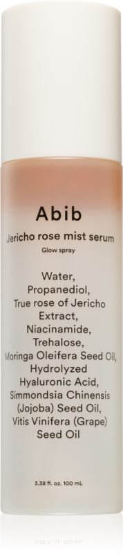 Abib Jericho Rose Mist Serum Glow Spray ser facial cu efect iluminator Spray 100 ml