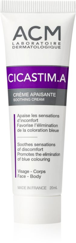 ACM Cicastim A Soothing Cream crema calmanta hrănitoare impotriva vanatailor si contuziilor. 20 ml
