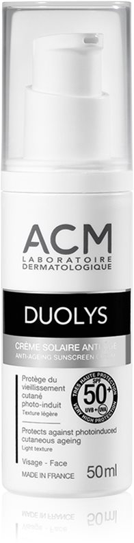 ACM Duolys crema protectoare de zi impotriva imbatranirii pielii SPF 50+ 50 ml
