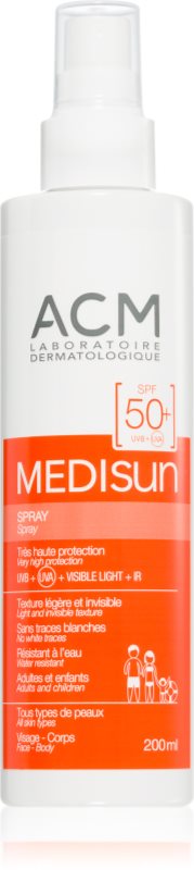 ACM Medisun spray solar pentru fata si corp SPF 50+ 200 ml