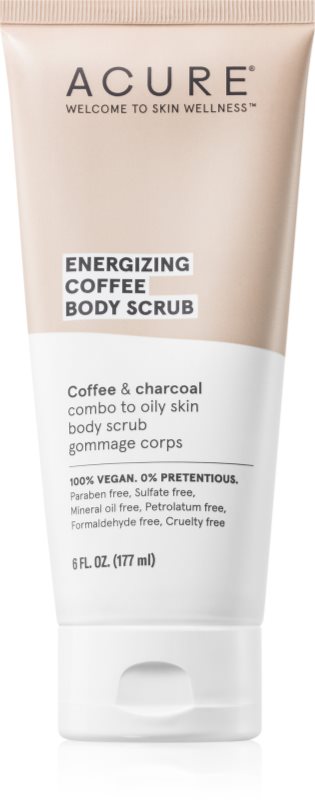 ACURE Energizing exfoliant de corp, cu cafea 177 ml