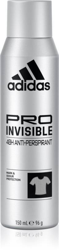 Adidas Pro Invisible antiperspirant impotriva petelor albe pentru barbati 150 ml