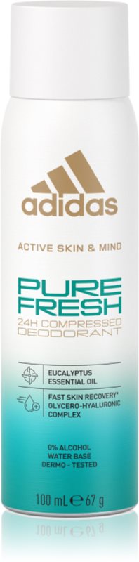 Adidas Pure Fresh deodorant spray 24 de ore 100 ml