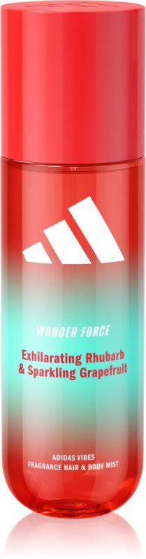 Adidas Vibes Wonder Force spray parfumat pentru corp și păr pentru femei