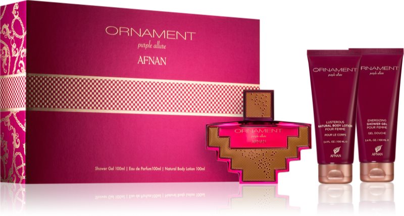 Afnan Ornament Purple set cadou pentru femei
