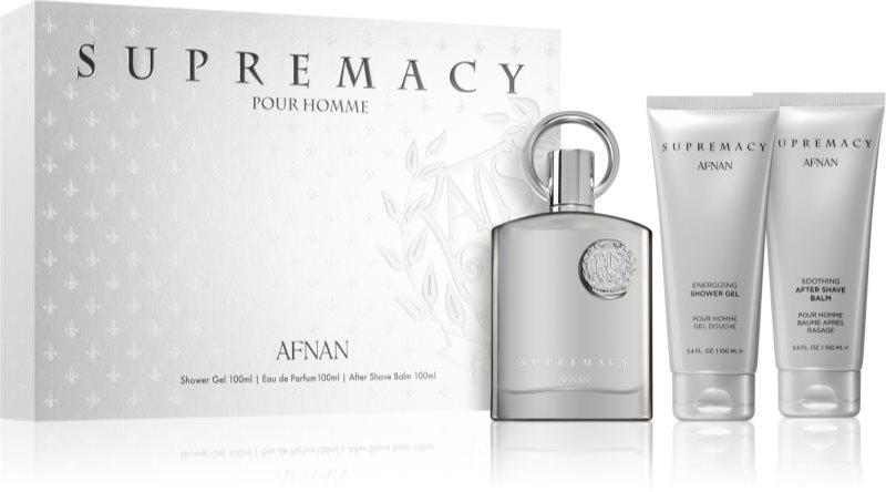 Afnan Supremacy Silver set cadou pentru bărbați