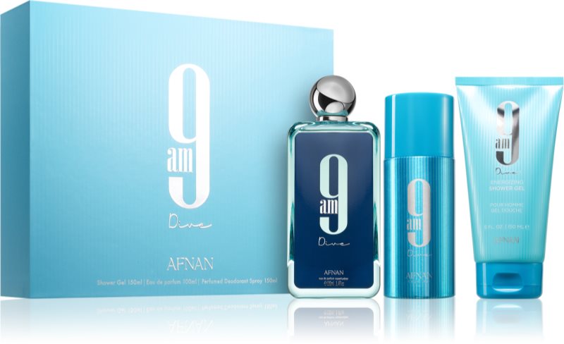 Afnan 9 AM Dive set cadou unisex