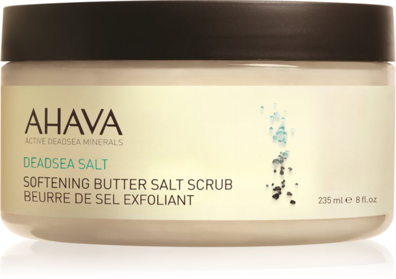 AHAVA Dead Sea Salt unt calm de exfoliere cu sare din Marea Moarta 220 g