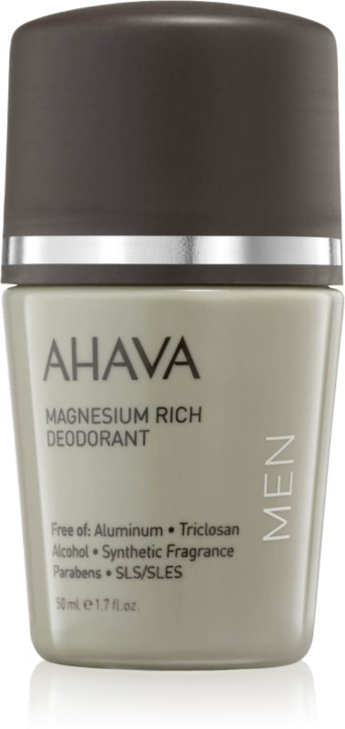 AHAVA Time To Energize Men deodorant roll-on cu particule de minerale pentru barbati 50 ml