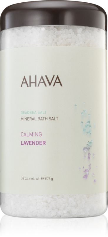 AHAVA Dead Sea Salt Calming Lavender sare de baie cu minerale din Marea Moarta 907 g