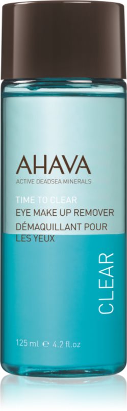 AHAVA Time To Clear demachiant pentru indepartarea machiajului rezistent la apa pentru ochi sensibili 125 ml