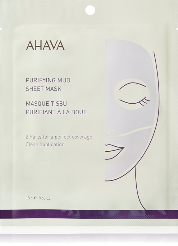 AHAVA Dead Sea Mud masca purificatoare cu extract de namol 18 g