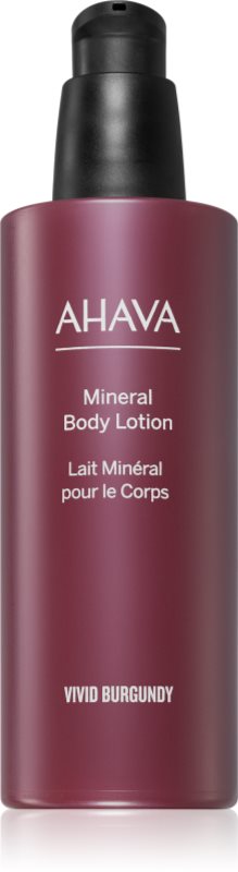 AHAVA Vivid Burgundy loțiune de corp hidratantă cu minerale din Marea Moartă 250 ml