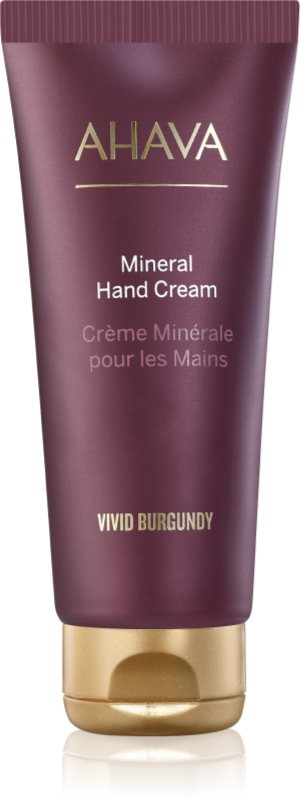 AHAVA Vivid Burgundy crema de maini hidratanta cu minerale din Marea Moartă 100 ml